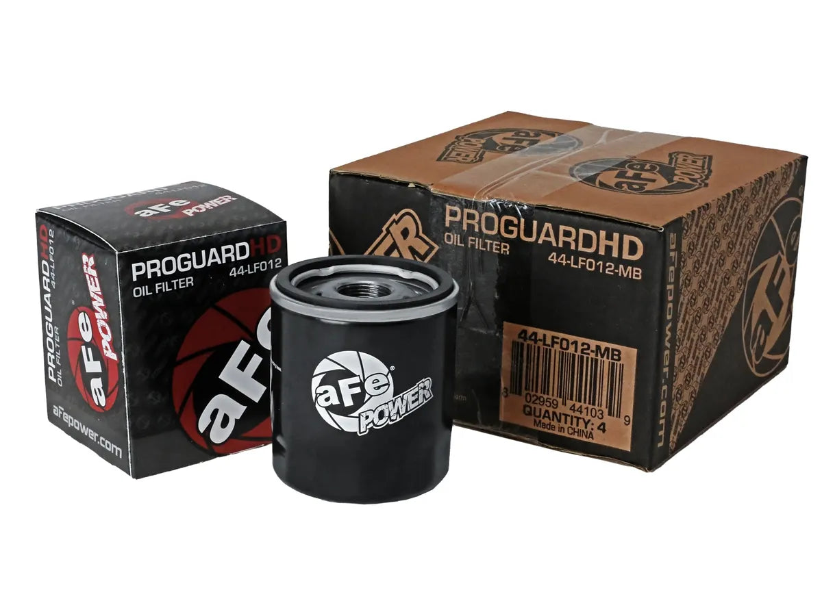 AFE POWER Pro GUARD HD Oil Filter SINGLE / 4 PACK suits Ram / Saab / Saturn / Suzuki / Volkswagen / Pontiac / Mobility Ventures / Mitsubishi Fuso / Mitsubishi / Mazda / Jeep / Isuzu / Hummer / GMC Gas (CHECK DESCRIPTION FOR VEHICLE APLICATIONS)