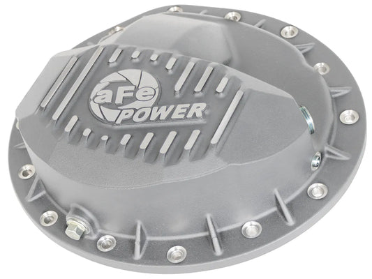 AFE POWER Street Series Front Differential Cover Raw/Black/Gear Oil w/ Machined Fins DODGE RAM (CHECK DESCRIPTION FOR VEHICLE APPLICATIONS)