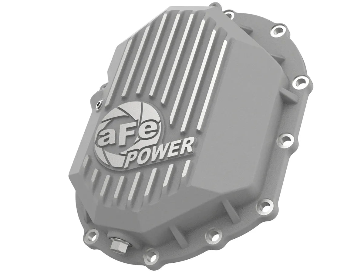 AFE POWER Street Series Front Differential Cover Raw/Black w/ Machined Fins suits GMC/Chevrolet (CHECK DESCRIPTION FOR VEHEICLE APPLICATION)