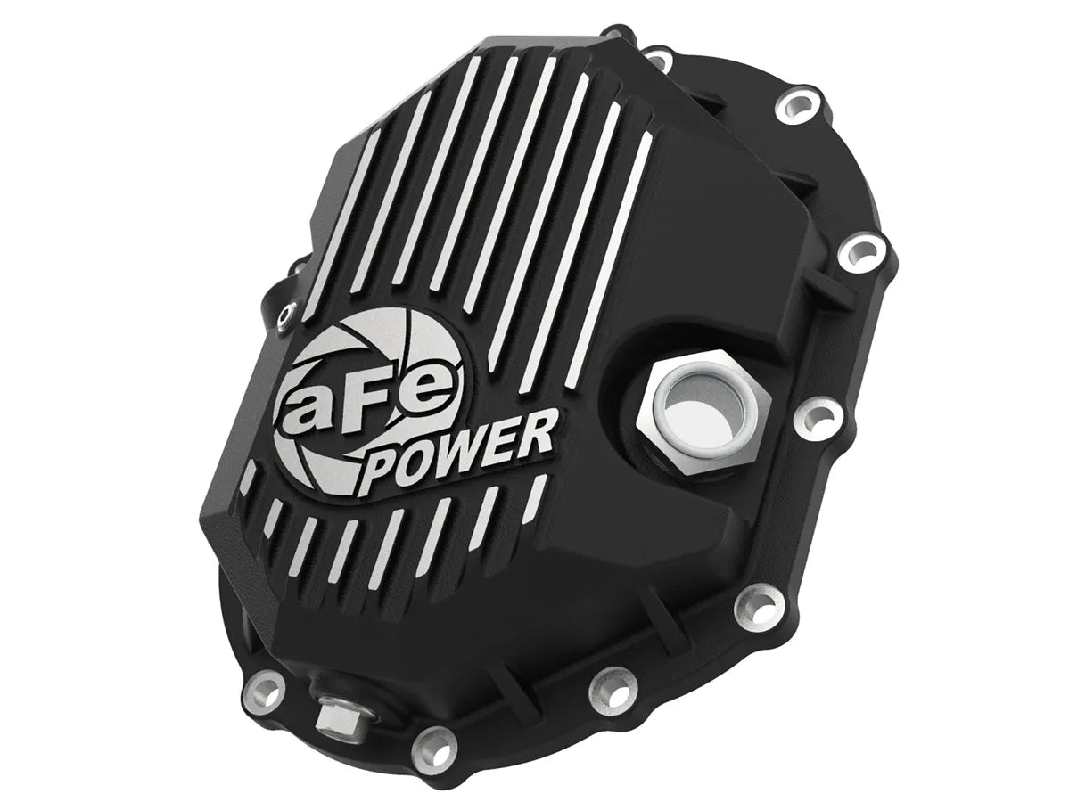 AFE POWER Street Series Front Differential Cover Raw/Black w/ Machined Fins suits GMC/Chevrolet (CHECK DESCRIPTION FOR VEHEICLE APPLICATION)