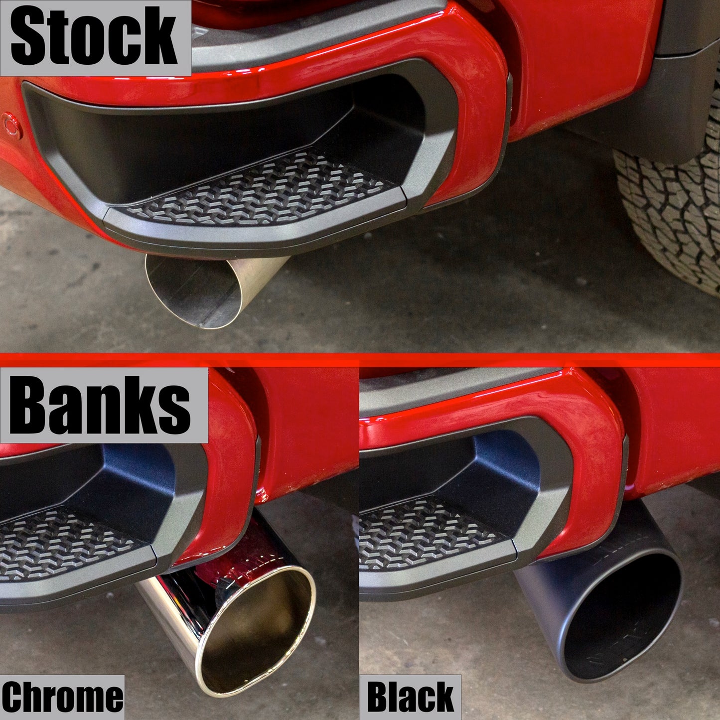 Banks Monster 5" Exhaust System For 2020-2023 Chevy/GMC 2500/3500 6.6L Duramax, L5 P, Single Rear Wheel Only