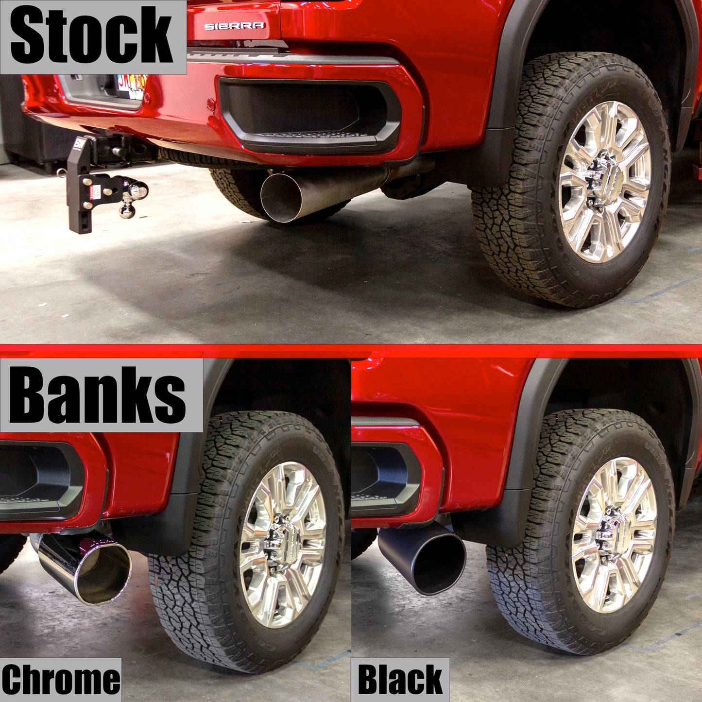 Banks Monster 5" Exhaust System For 2020-2023 Chevy/GMC 2500/3500 6.6L Duramax, L5 P, Single Rear Wheel Only