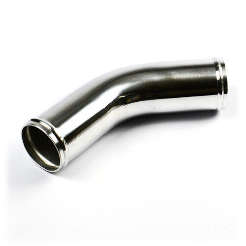 SAAS Pipe 63mm Ø x 45 Deg Aluminium Polished