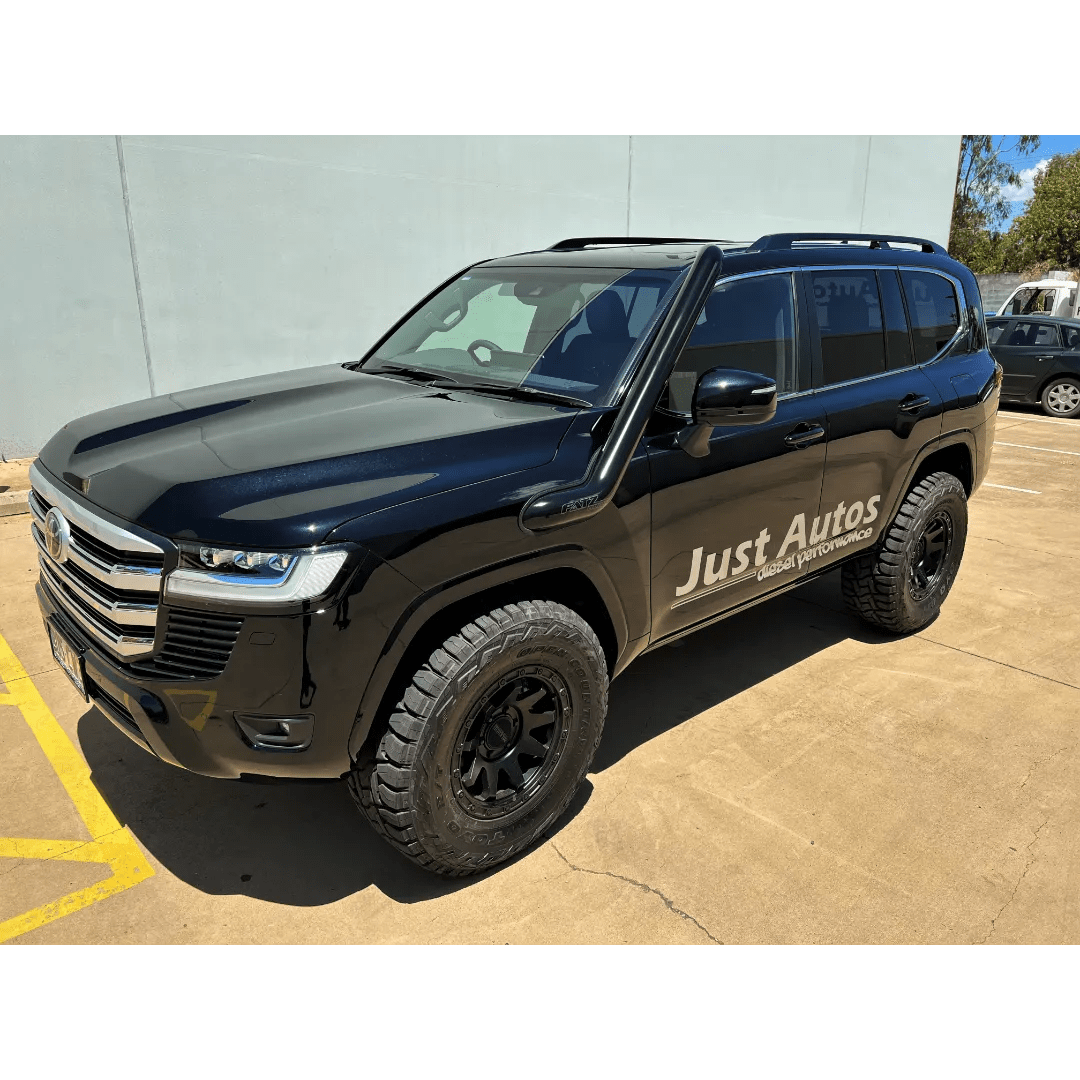 FATZ 300 Series Land Cruiser 4″ Snorkel POLISHED / POWDER COATED BLACK