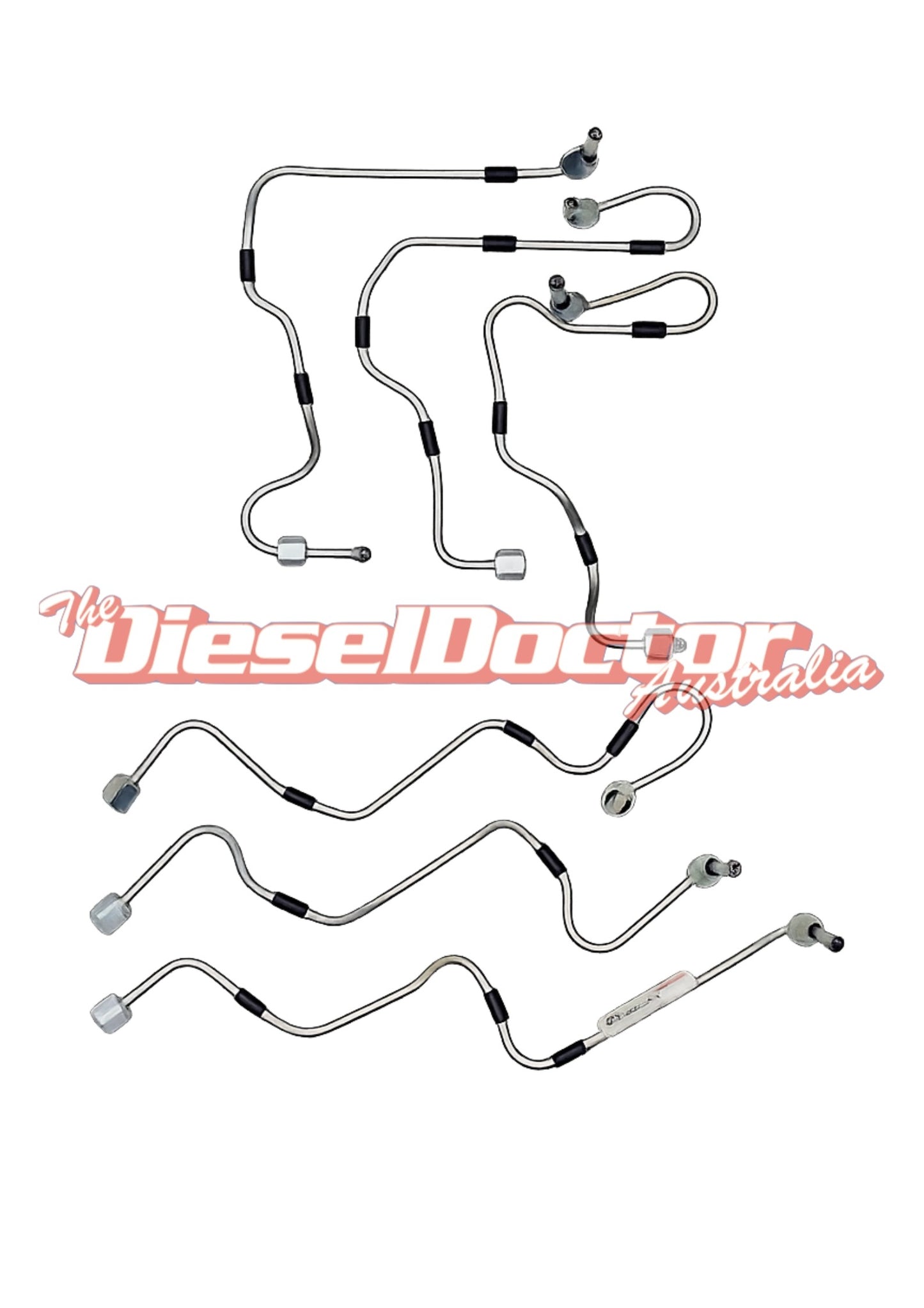 GENUINE INJECTOR FUEL LINE/PIPESET suits 1HD-T Toyota Landcruiser 2000-2007