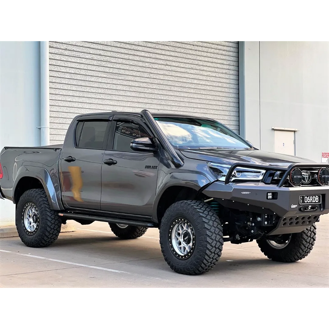 FATZ N80/GUN HILUX Short Entry Snorkel POLISHED / BLACK