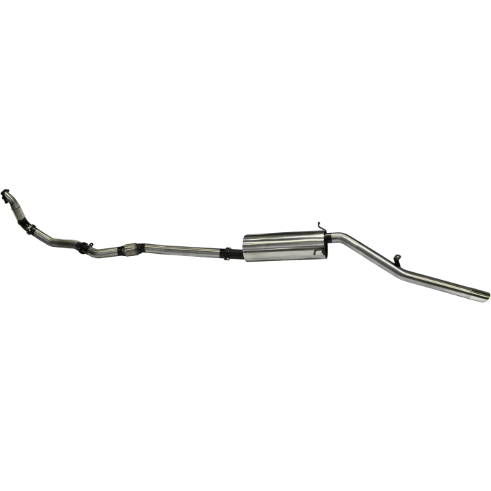 MANTA 4X4 NISSAN NAVARA D22 3.0L 3" TURBO DIESEL 2002 - 2006 ALUMINISED/STAINLESS STEEL EXHAUST