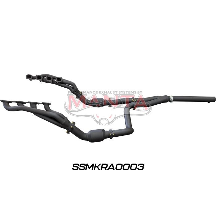 MANTA 4X4 RAM 1500 DS (CLASSIC) 5.7L V8 CREW CAB, EXTRA CAB UTE 3" CHROME/BLACK TIPS STAINLESS EXHAUST
