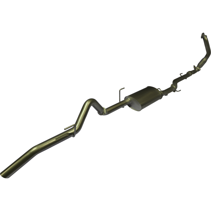 MANTA 4X4 NISSAN NAVARA D40 3.0L V6 TURBO DIESEL AUTOMATIC 2011 ONWARDS 3" ALUMINISED/STAINLESS EXHAUST