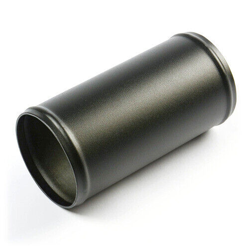 SAAS Pipe 102mm Ø x 200mm Aluminium Black Powder Coat