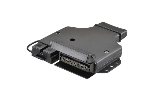 NARVA 7 PIN FLAT TRAILER SOCKET WITH HEAVY DUTY CONNECTOR