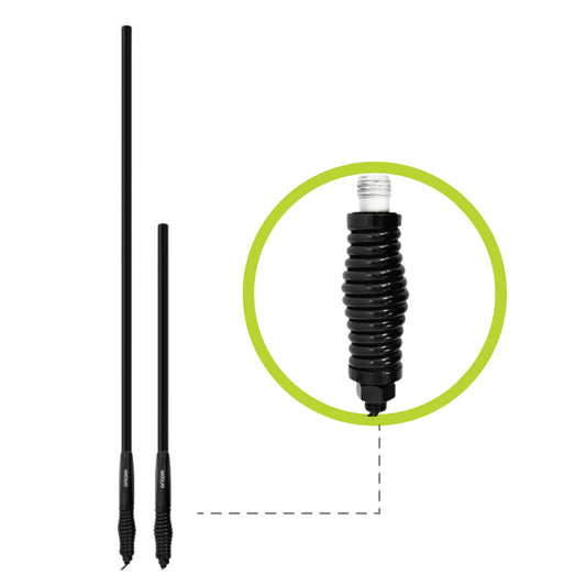 ORICOM ANU806AT 2-in-1 All-Terrain UHF CB Antenna for low/high gain (3dbi/6.5dbi)