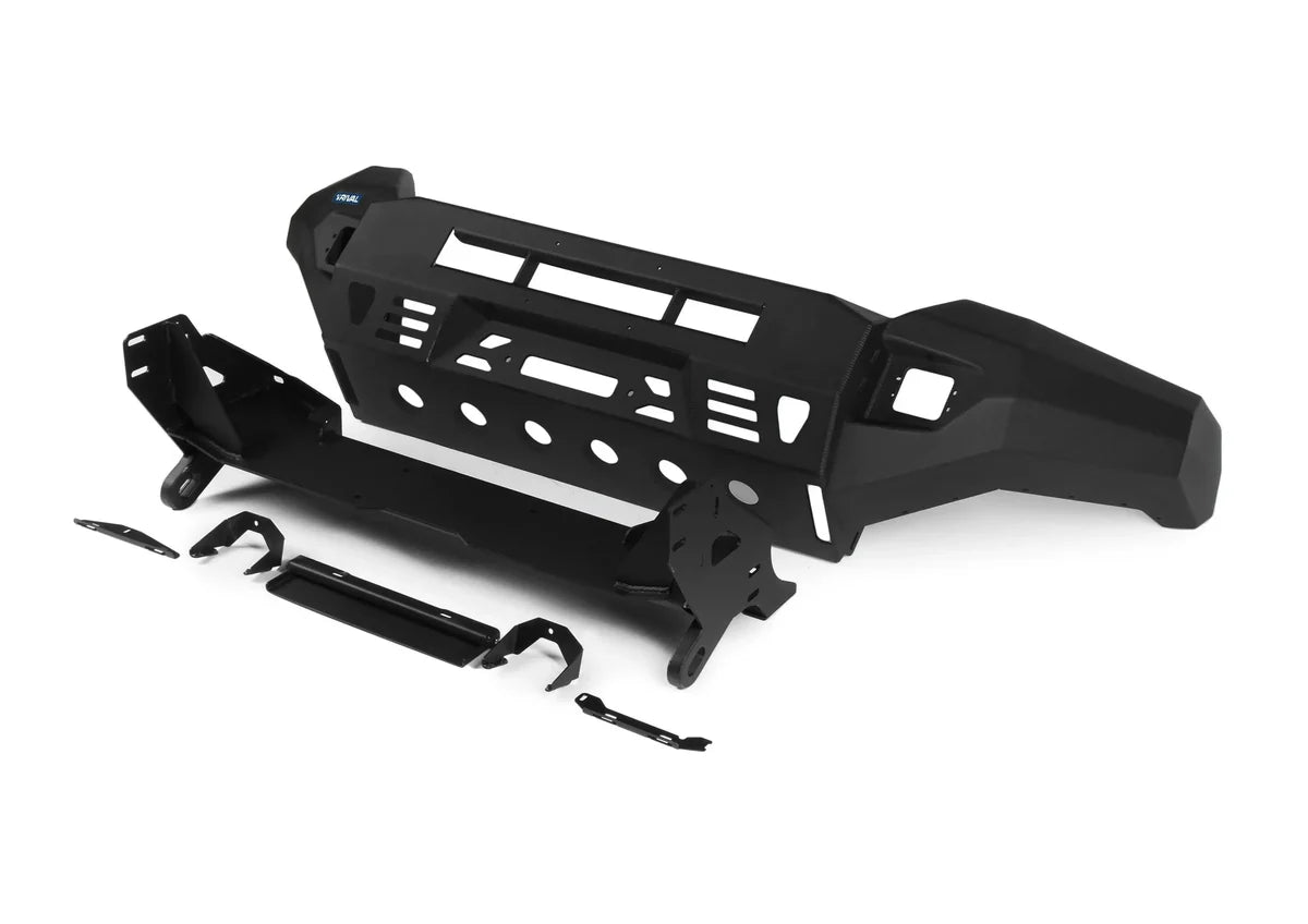 RIVAL 4X4 Aluminum Front Bar SUITS Toyota LC200 2015-2021 includes RIVAL FOG lights (Set of 2)