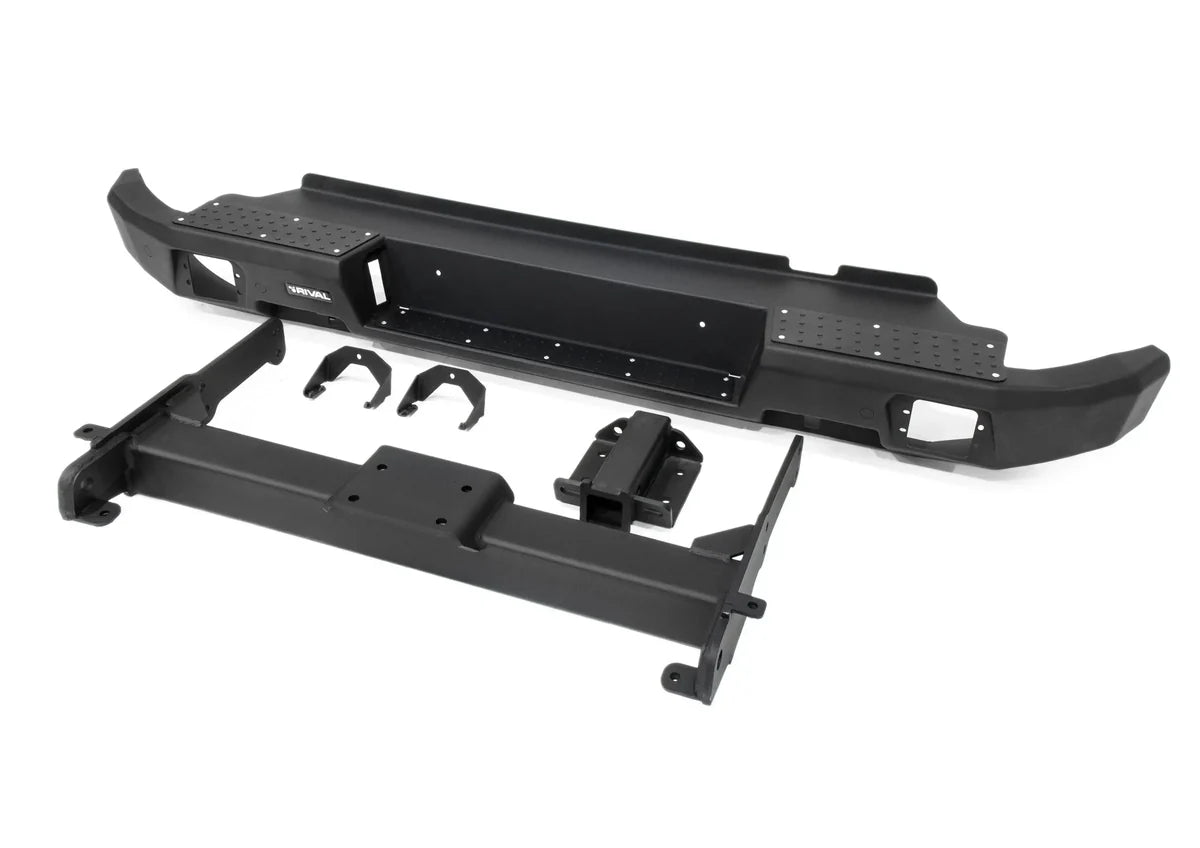 RIVAL 4X4 Aluminum Rear Bar Suits VW Amarok (2010-2022) includes RIVAL Spotlights