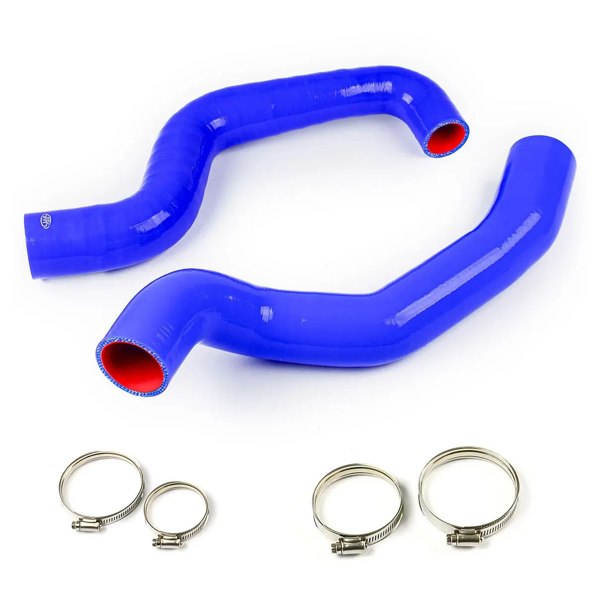 SAAS 2 Piece Silicone Blue Intercooler Upgrade Kit to suit Ford Ranger/Mazda BT50 3.2L 2011 - 2022
