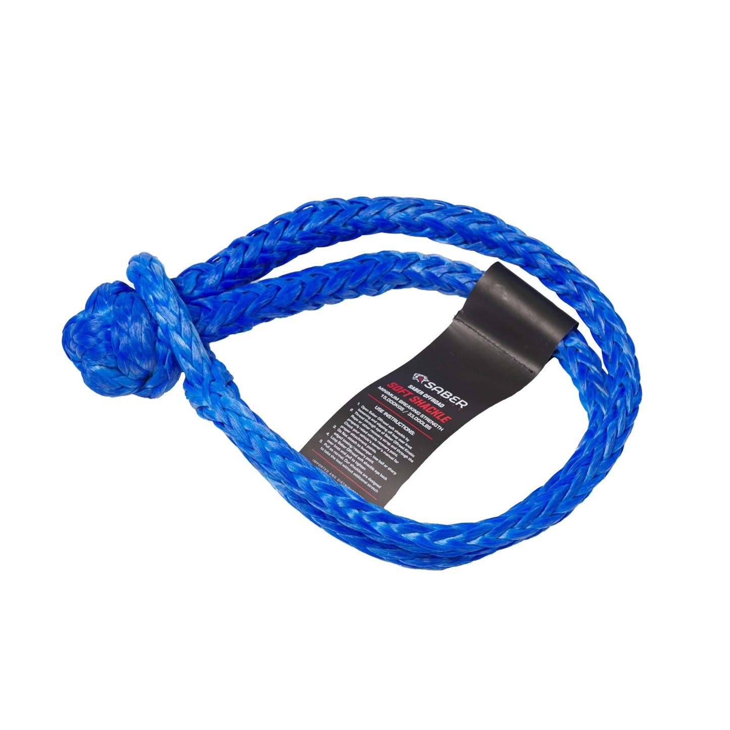 SABER OFFROAD Limited Edition 15,000KG Soft Shackles (BLUE)