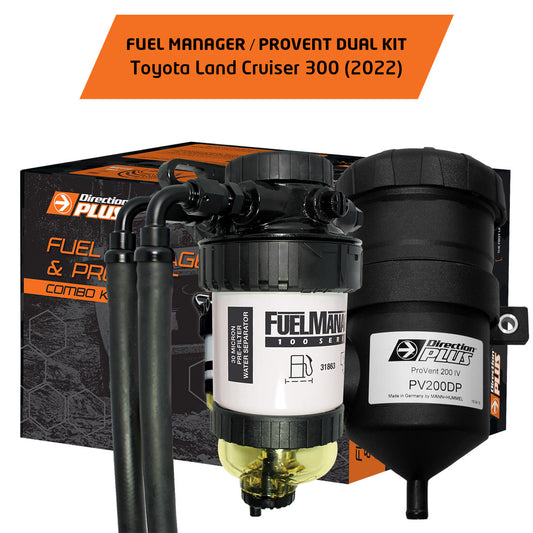 DIRECTION PLUS FUEL MANAGER PRE-FILTER + CATCH CAN KIT LAND CRUISER 300 SERIES (FMPV635DPC)