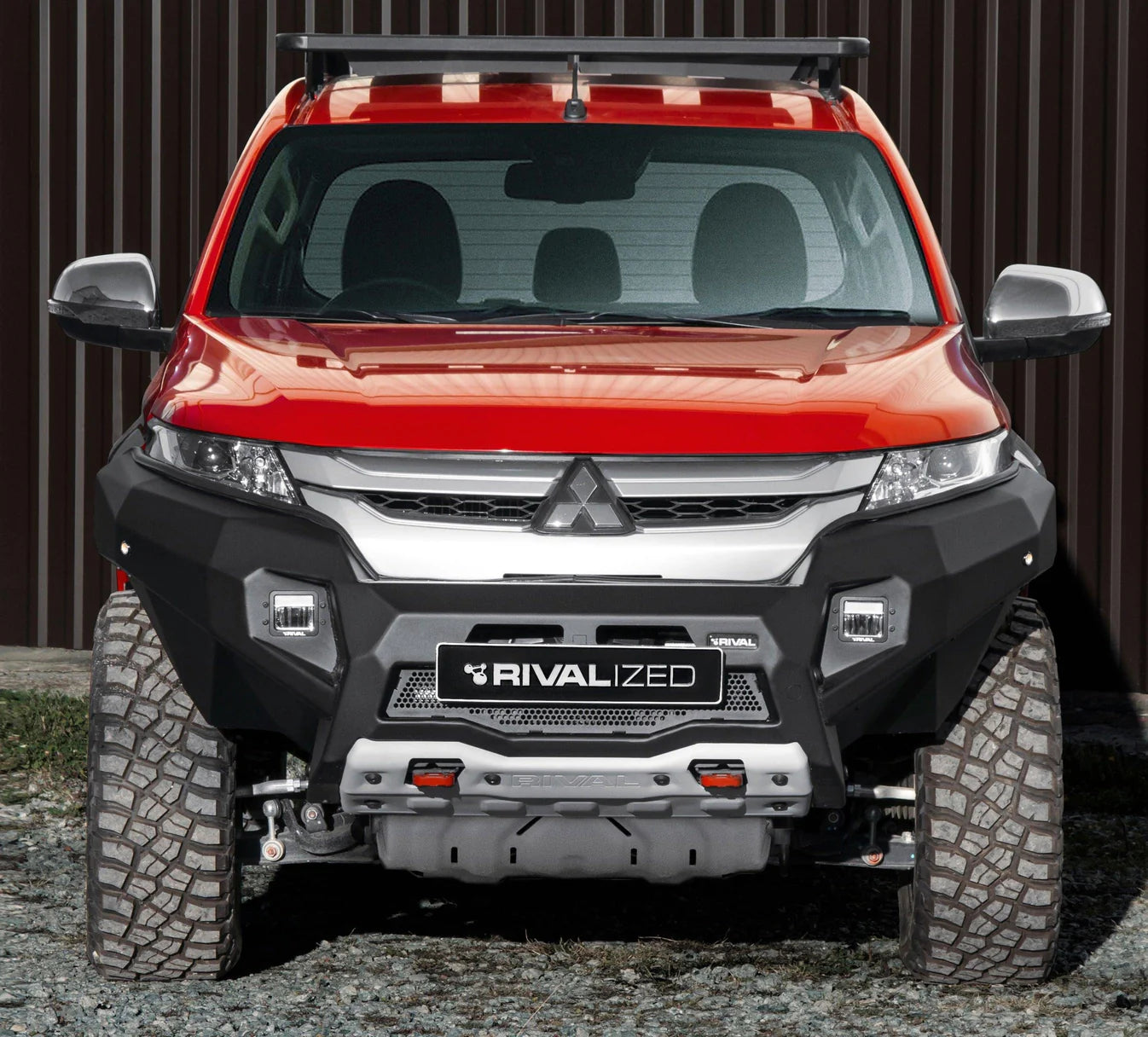 RIVAL 4X4 Aluminium Front Bumper Mitsubishi Triton MR 2019-2024