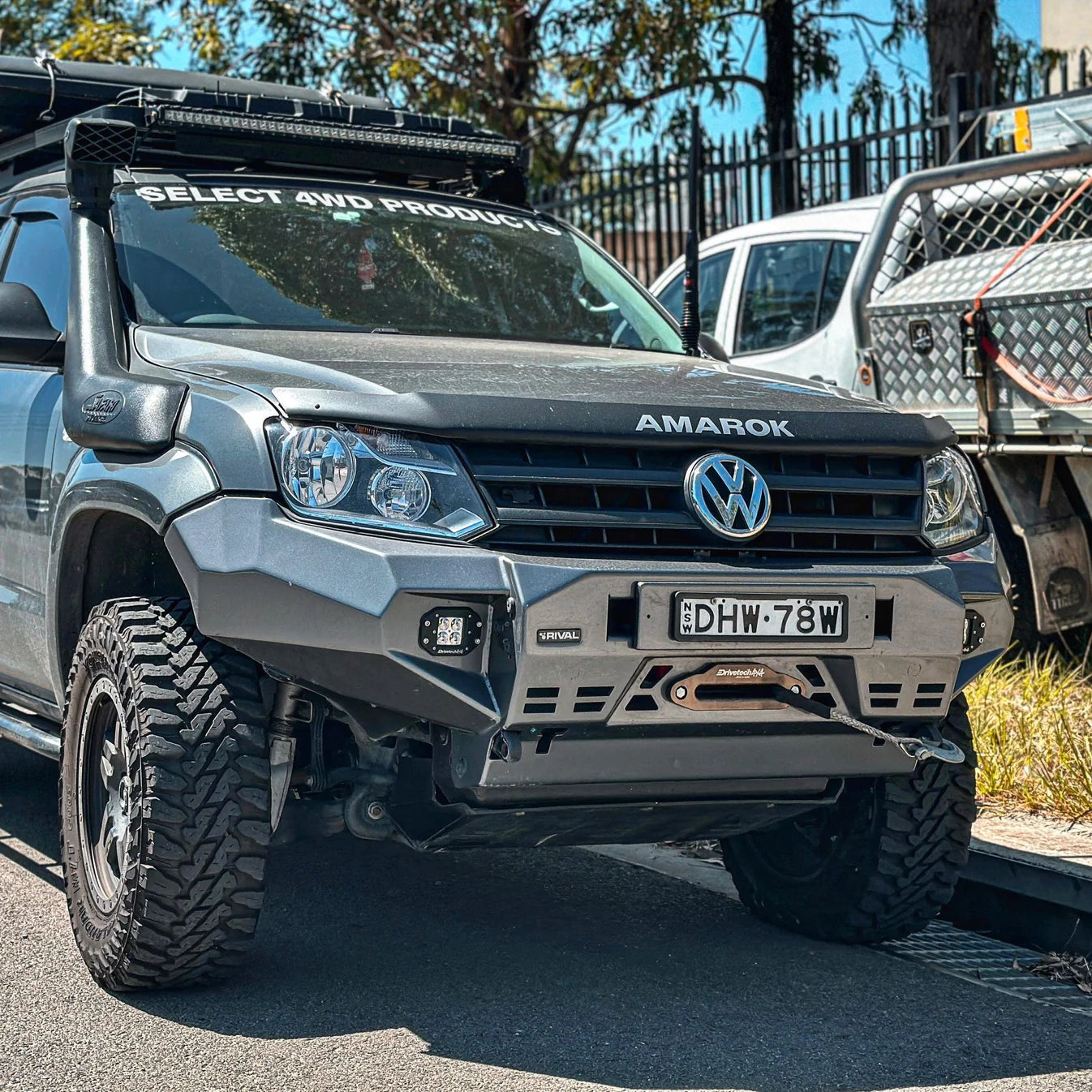 RIVAL 4X4 Aluminium Front Bumper VW Amarok (incl. V6) 2010-2023