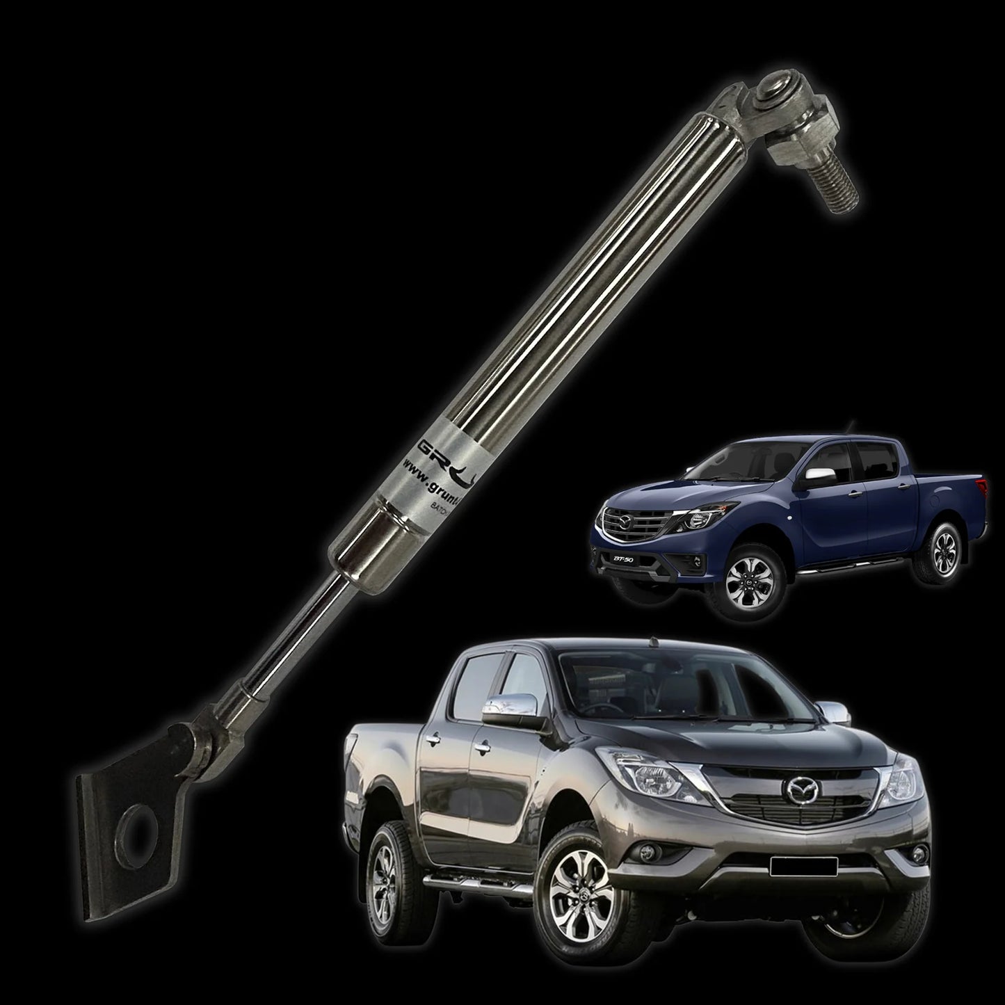 GRUNT MAZDA BT-50 2012-2020 TAILGATE STRUT ASSIST SYSTEM STAINLESS STEEL