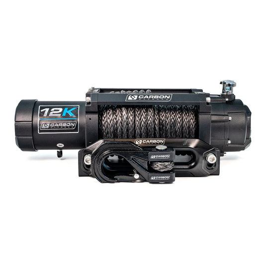 CARBON WINCH Carbon 12K - 12000lb Winch V3X with MegaPro Hook