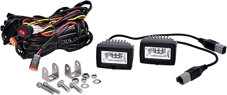 KC HILITES 328 2" C-Series C2 LED - 2-Light System - 20W Flood Beam
