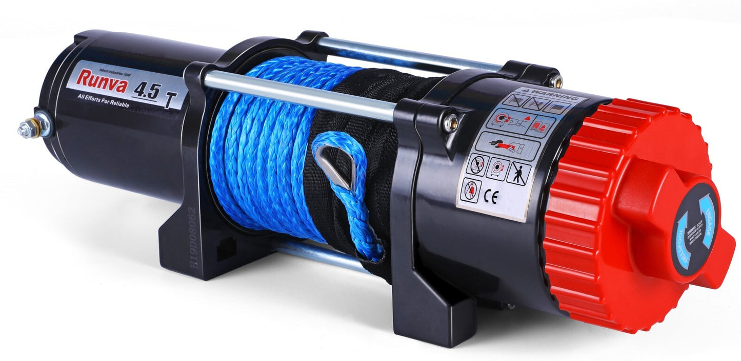 RUNVA EWT4500 12V with Synthetic Rope