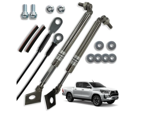 Grunt 4x4 tailgate strut assist system for Toyota Hilux 2015-2023