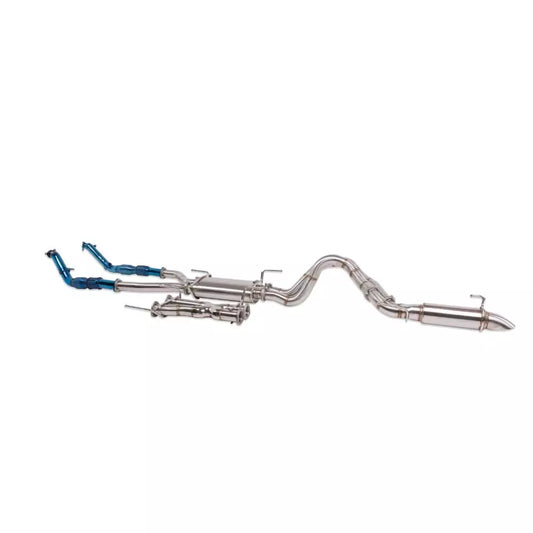 TORQIT TWIN 3″ INTO SINGLE 4″ EXHAUST FOR TOYOTA 200 SERIES 4.5L LANDCRUISER: 11/2007 – 09/2015