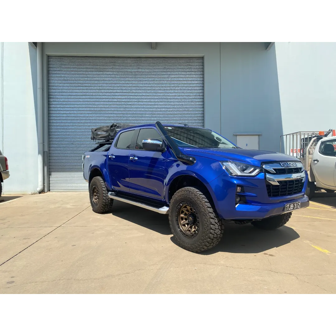 FATZ Isuzu D-Max 4″ Snorkel MY20.5 ON POLISHED / POWDER COATED BLACK
