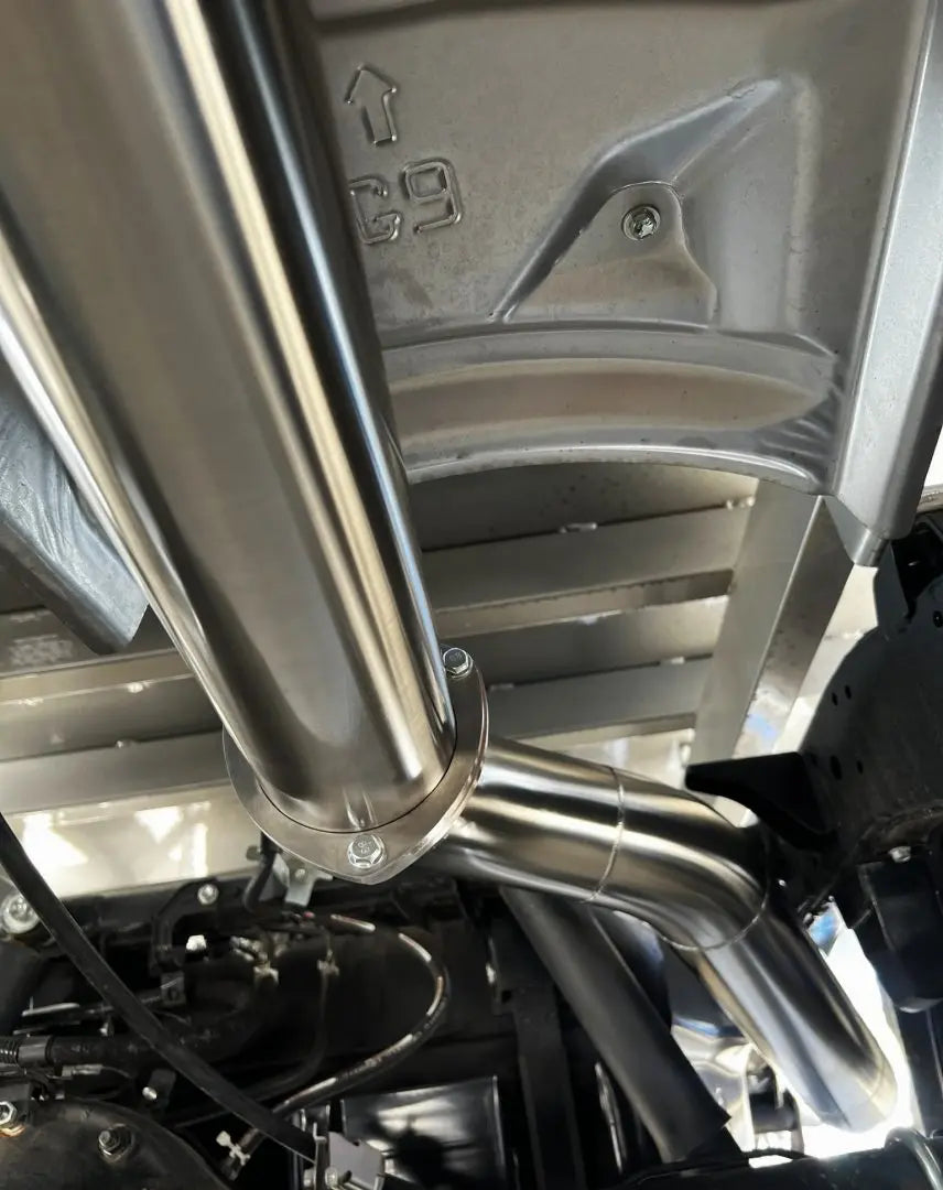 FATZ GDJ79 Turbo Back 4″ Exhaust (DUAL CAB ONLY) STRAIGHT THROUGH PIPE / WITH MUFFLER