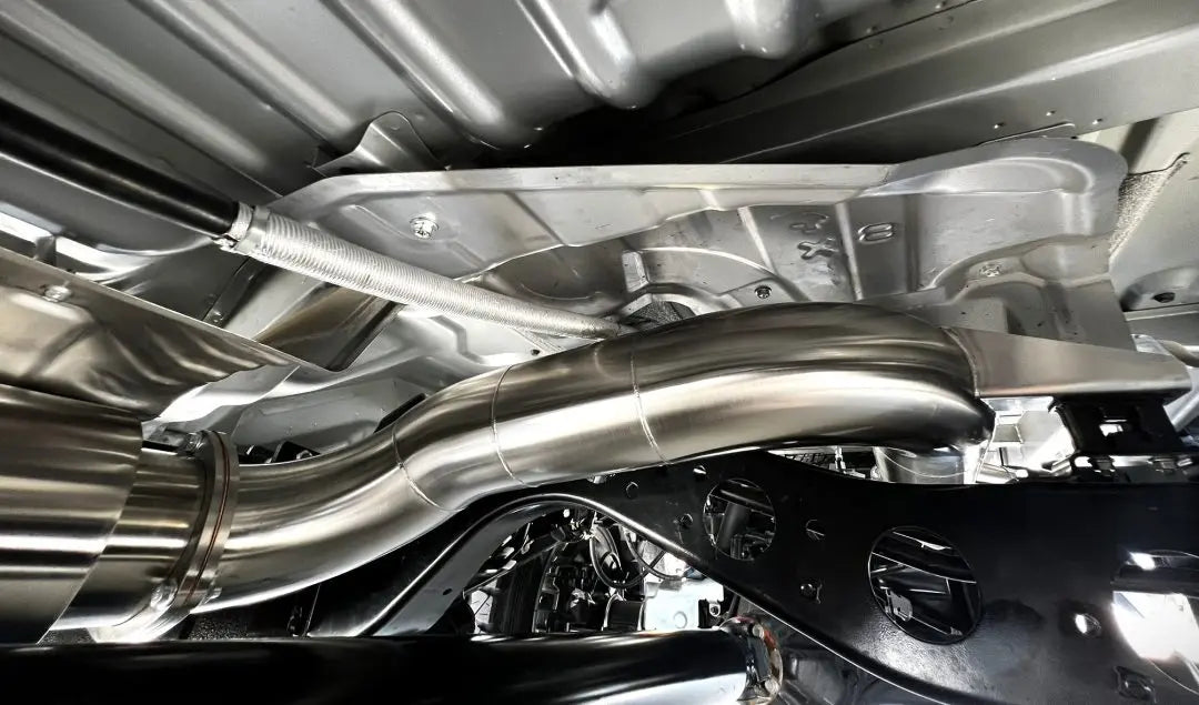 FATZ GDJ79 Turbo Back 4″ Exhaust (DUAL CAB ONLY) STRAIGHT THROUGH PIPE / WITH MUFFLER