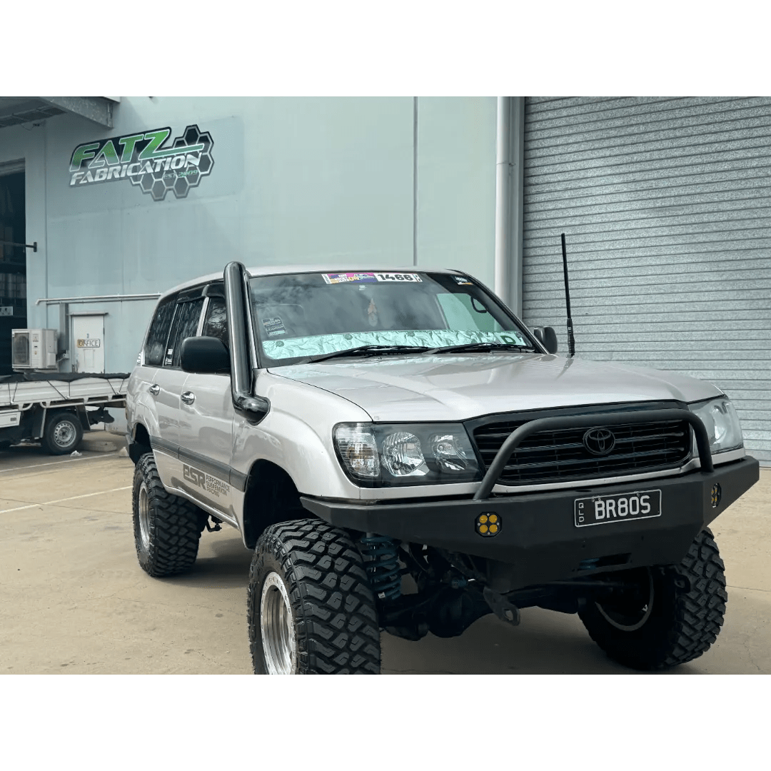 FATZ 100/105 Series Land Cruiser 4″ Snorkel POLISHED / POWDER COATED BLACK