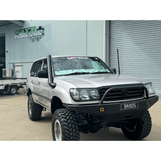 FATZ 100/105 Series Land Cruiser 4″ Snorkel POLISHED / POWDER COATED BLACK
