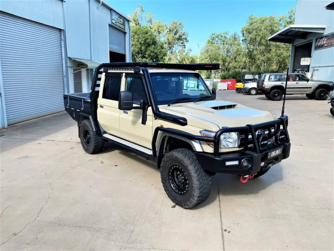 FATZ VDJ70 Series Land Cruiser 4″ Snorkel POLISHED / POWDER COATED BLACK