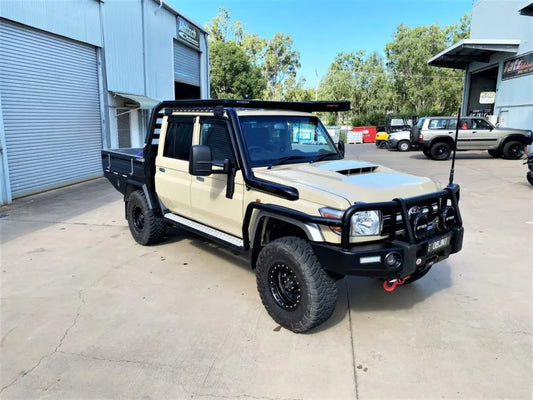 FATZ VDJ70 Series Land Cruiser 4″ Snorkel POLISHED / POWDER COATED BLACK