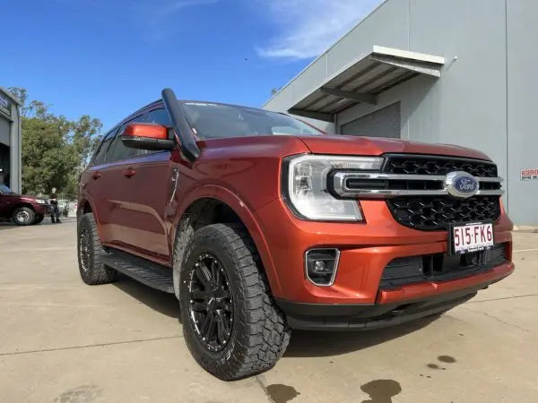 FATZ Ford Everest RA (Next Gen) 4″ Stainless Snorkel POLISHED / BLACK