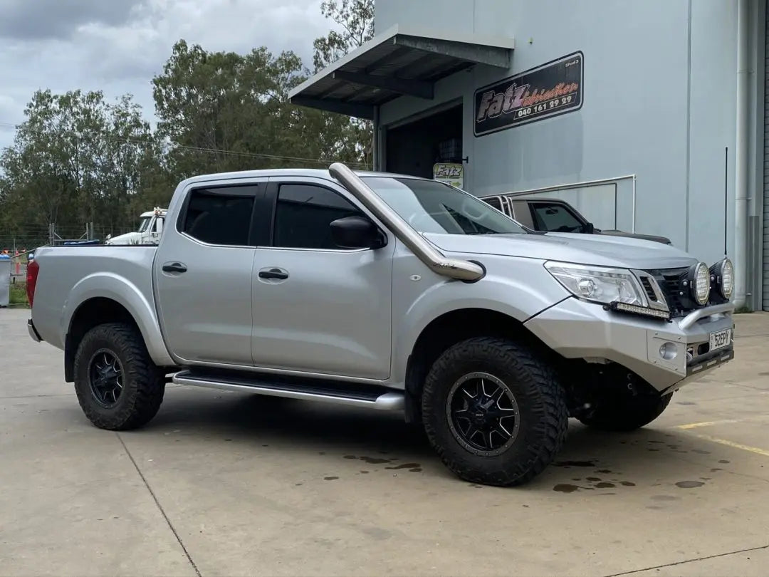 FATZ NP300/D23 Navara 4″ Snorkel (Inc Washer Bottle) POLISHED / POWDER COATED BLACK