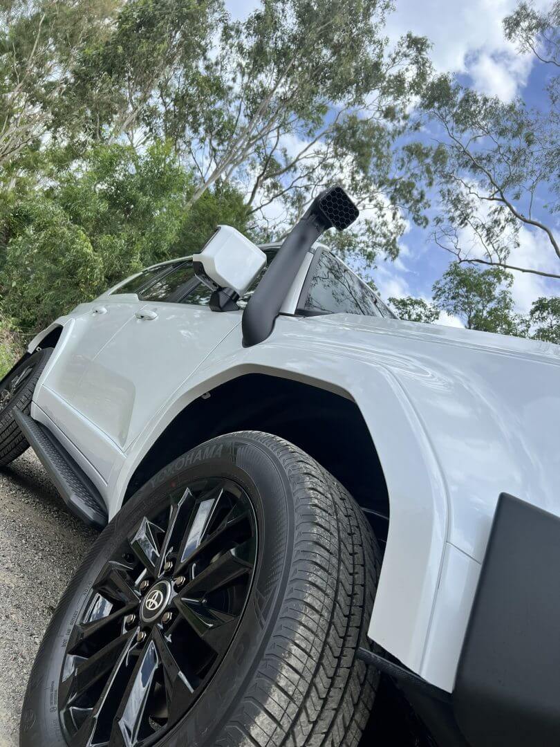 FATZ 250 Series Prado 4″ RAM Head Stainless Snorkel