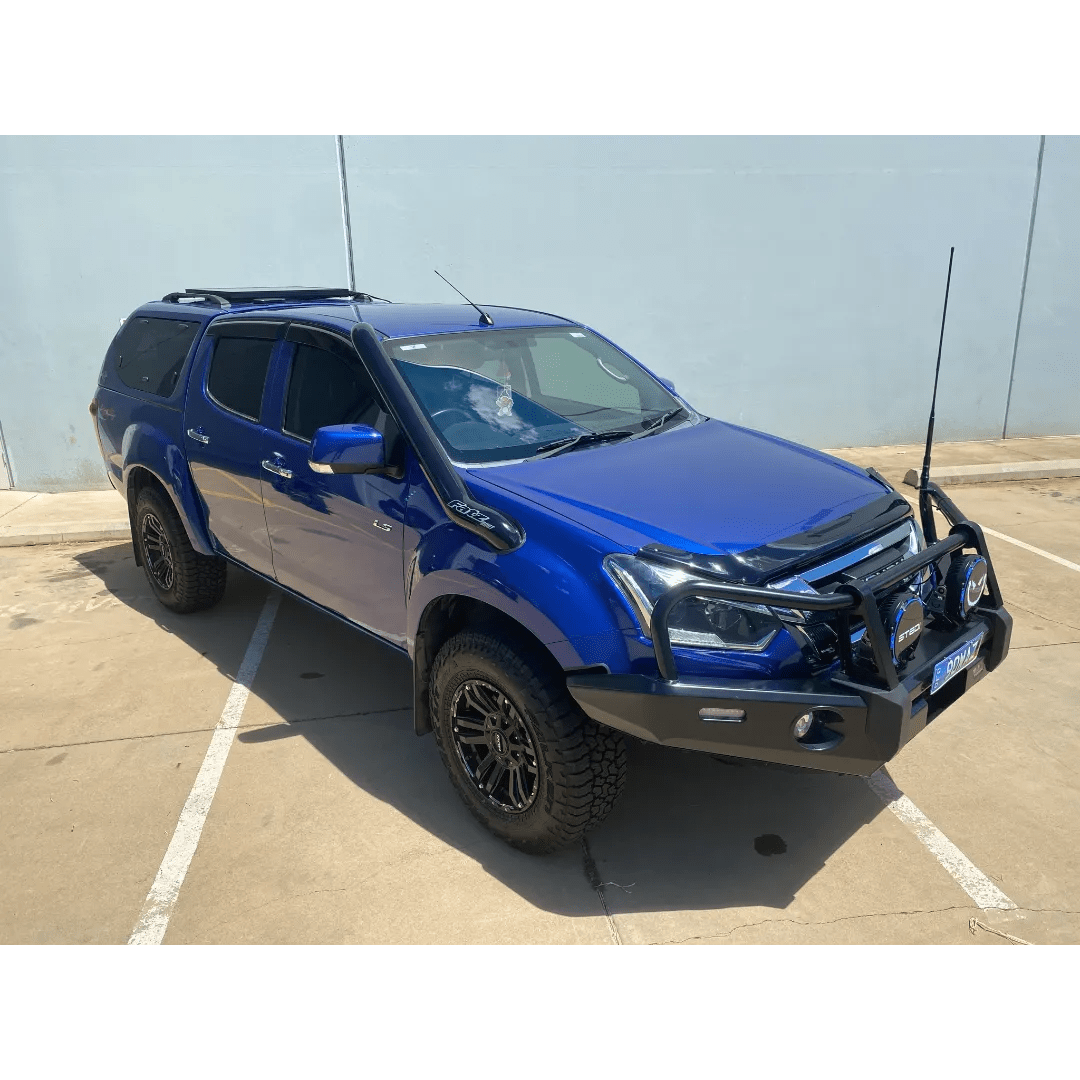 FATZ Isuzu D-Max 4″ Snorkel MY2012-19 POLISHED / POWDER COATED BLACK