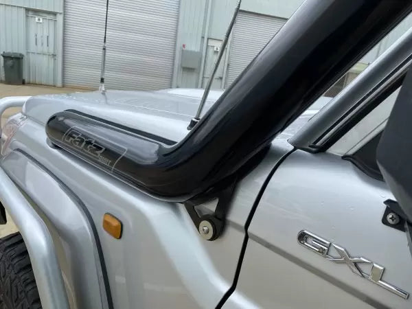 FATZ VDJ 70 Series LH 4″ Snorkel (Not Std Side) SEAMLESS POLISHED FINISH / POWDER COAT BLACK