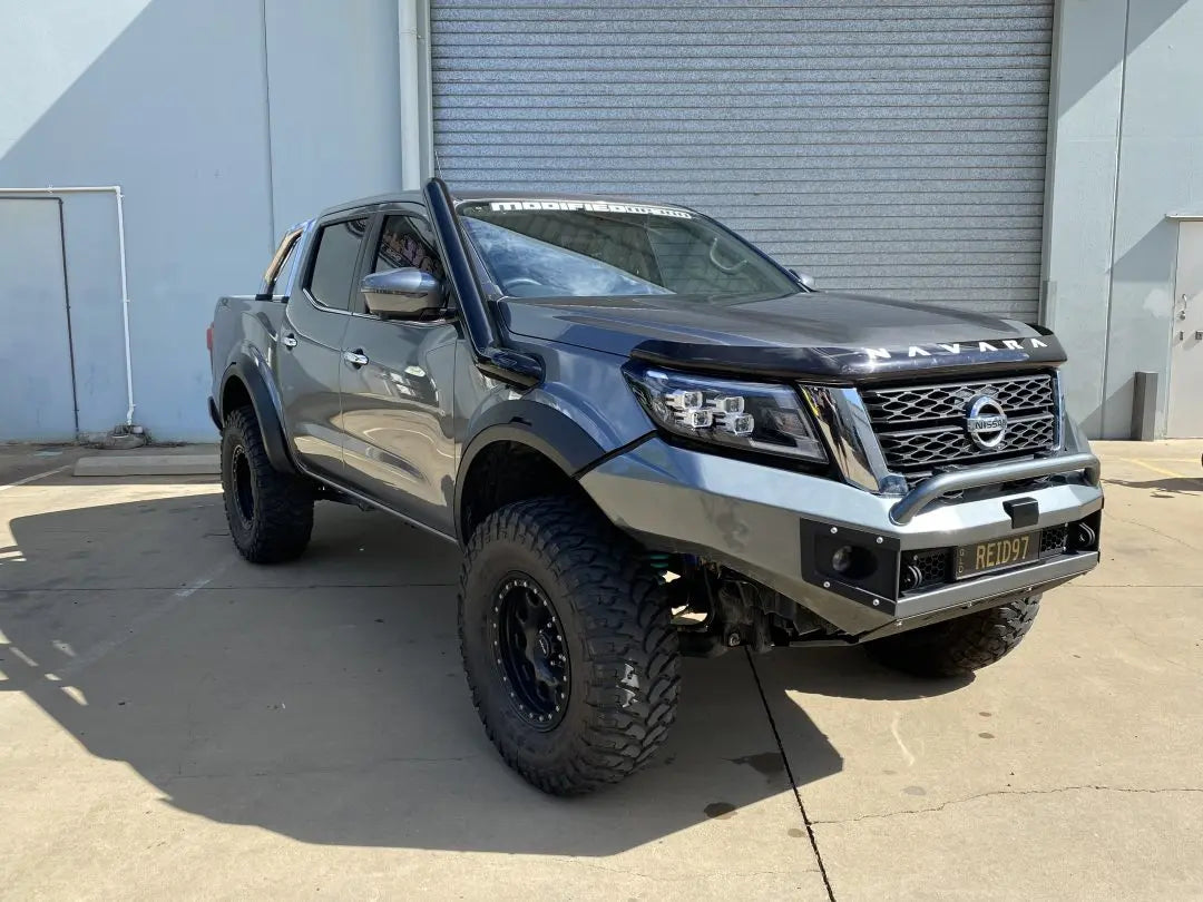 FATZ NP300/D23 Navara 4″ Snorkel (Inc Washer Bottle) POLISHED / POWDER COATED BLACK