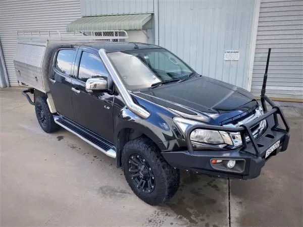 FATZ Isuzu D-Max 4″ Snorkel MY2012-19 POLISHED / POWDER COATED BLACK