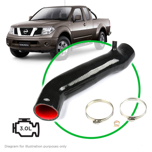 SAAS Silicone Airbox to Turbo Intake Pipe / Nissan Navara D40