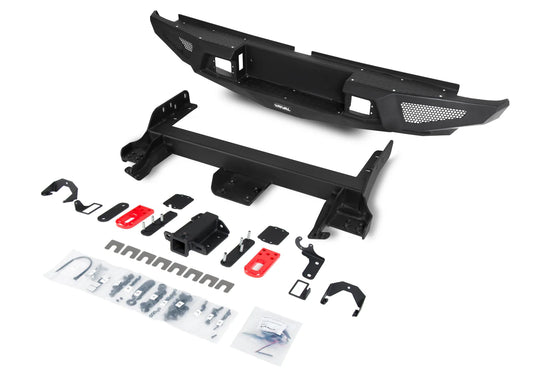 RIVAL 4X4 Aluminium Rear Bumper Mitsubishi Triton MR 2019-2024 (not compatible with sonar sensors)