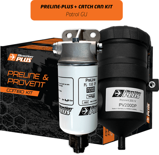 PRELINE-PLUS PRE-FILTER + PROVENT CATCH CAN KIT PATROL GU (PLPV626DPC)