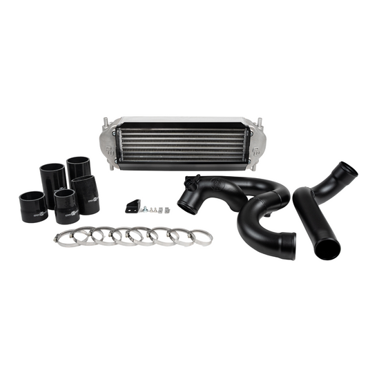 PROCESS WEST Intercooler Kit – 2023+ Ford Ranger PY V6 Diesel & (NF) Amarok V6 Diesel RAW/BLACK FINISH
