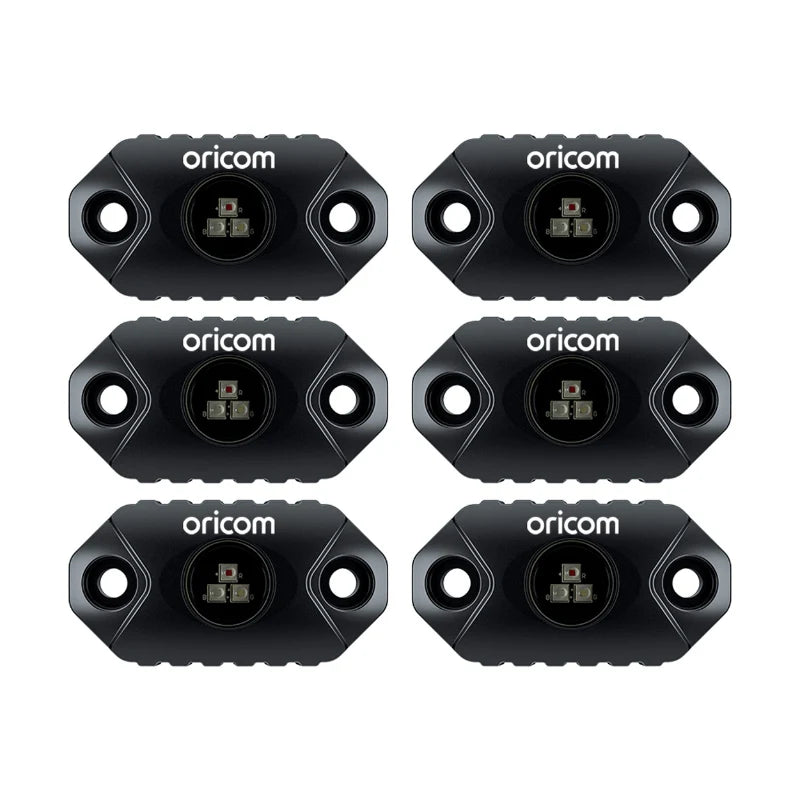 ORICOM RKLBT4RGB LED Rock Light 4 Pack (RGB)