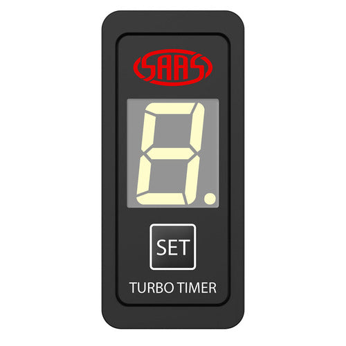 SAAS Turbo Timer Digital Switch 9 min Carling Mount 36.83mm x 21.08mm