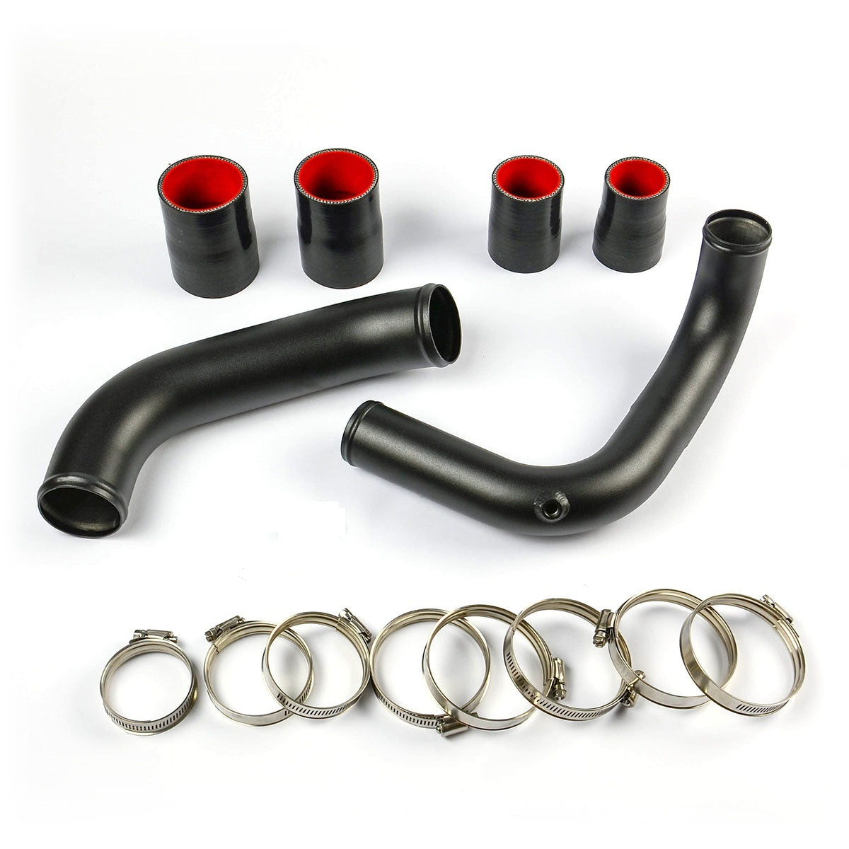 SAAS Intercooler Black Alloy Pipe Kit Patrol GU ZD30 3.0L -07